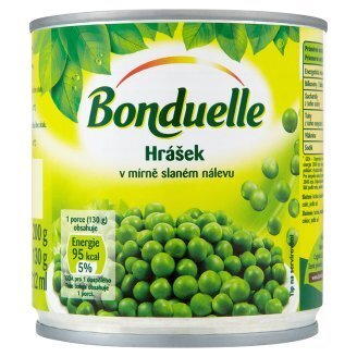 CBA Bonduelle hrášek v mírně slaném nálevu 200g nabídka