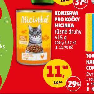 Penny Market Konzerva pro kočky micinka nabídka