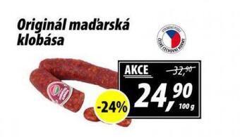 ZEMAN Originál maďarská klobása nabídka