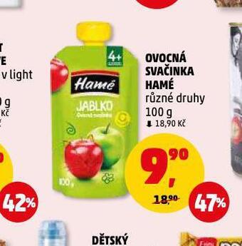 Penny Market Ovocná svačinka hamé nabídka