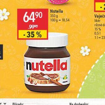 Globus Nutella nabídka