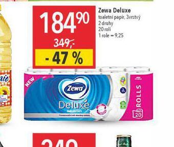 Globus Zewa deluxe toaletní papír nabídka