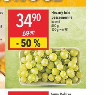 Globus Hrozny bílé bezsemenné nabídka
