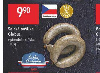 Globus Selská paštika nabídka