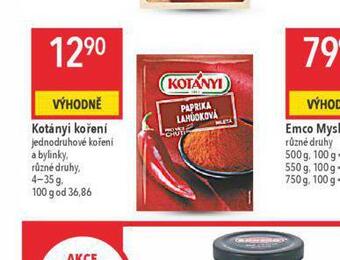 Globus Kotányi koření nabídka
