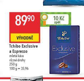 Globus Tchibo exclusive a espresso nabídka