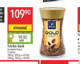 Globus Tchibo gold instantní káva nabídka
