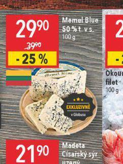 Globus Memel blue 50% nabídka