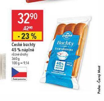 Globus České buchty 45% náplně nabídka