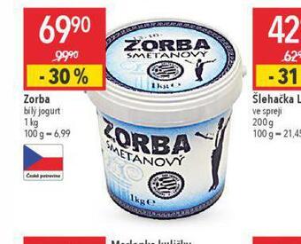 Globus Zorba bílý jogurt nabídka