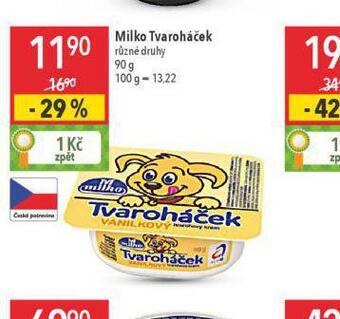 Globus Milko tvaroháček nabídka