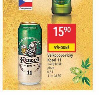 Globus Pivo velkopopovický kozel 11 nabídka
