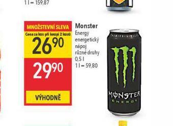 Globus Monster energy drink nabídka