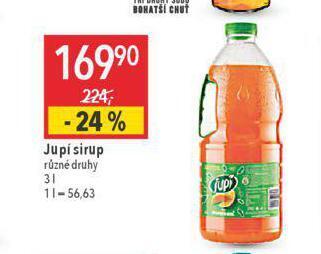 Globus Jupí sirup nabídka