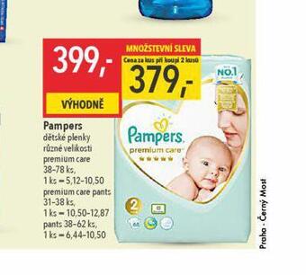 Globus Pampers dětské plenky nabídka