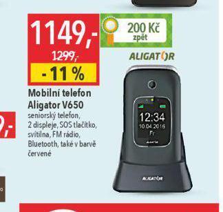 Globus Mobilní telefon aligator nabídka