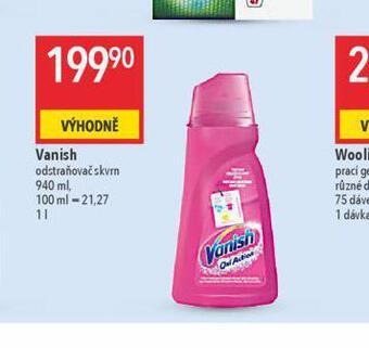 Globus Vanish odstraňovač skvrn nabídka
