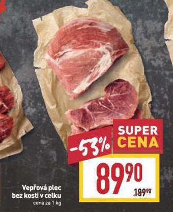 Billa Vepřová plec bez kosti nabídka