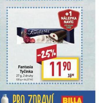 Billa Fantasia tyčinka nabídka