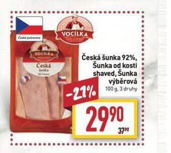 Billa Šunka výběrová nabídka