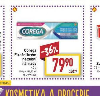 Billa Corega fixační krém na zubní náhrady nabídka