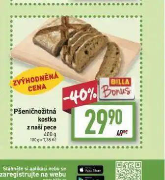 Billa Pšenično žitná kostka nabídka