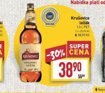 Billa Pivo krušovice ležák nabídka
