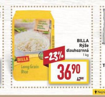 Billa Billa rýže dlouhozrnná nabídka