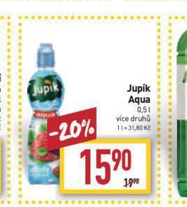 Billa Jupík aqua nabídka