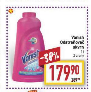 Vanish odstraňovač skvrn