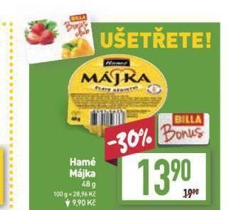 Billa Hamé májka nabídka