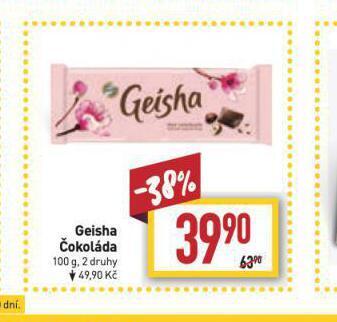 Geisha čokoláda