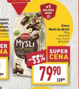 Billa Emco mysli na zdraví nabídka