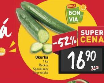Billa Okurka nabídka