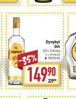 Billa Dynybyl gin nabídka