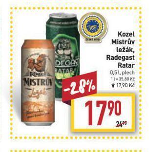 Pivo radegast ratar