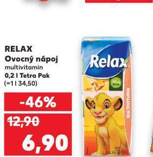 Kaufland Relax ovocný nápoj nabídka