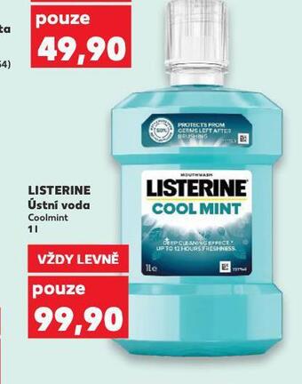 Kaufland Listerine ústní voda nabídka