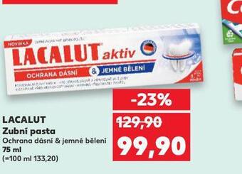 Kaufland Lacalut aktiv zubní pasta nabídka