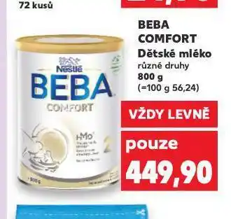 Kaufland Beba comfort dětské m léko nabídka