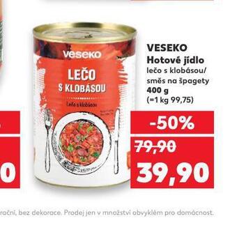 Kaufland Veseko hotové jídlo nabídka