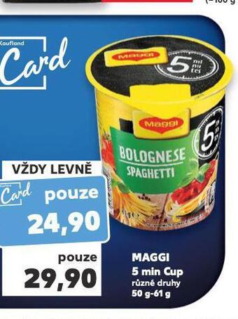 Kaufland Maggi 5 min cup nabídka