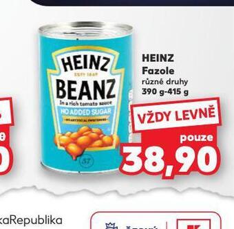 Kaufland Heinz fazole nabídka