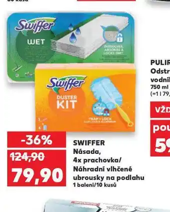 Kaufland Swiffer násada, 4x prachovka nabídka