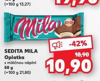 Kaufland Sedita mila oplatka nabídka