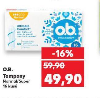 Kaufland O.b. tampony nabídka