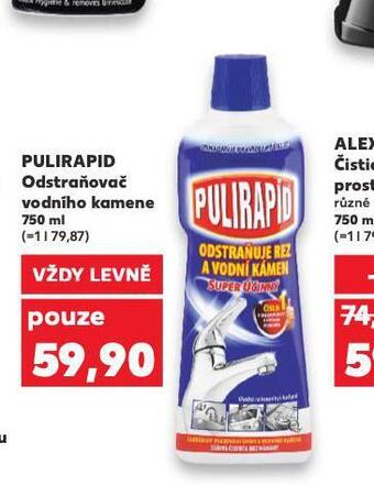 Kaufland Pulirapid odstraňovač vodního kamene nabídka