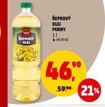 Penny Market Řepkový olej nabídka