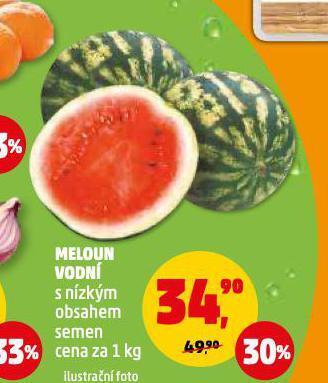 Penny Market Meloun vodní nabídka