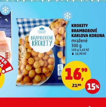 Penny Market Krokety bramborové karlova koruna nabídka